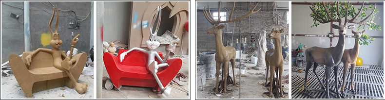 玻璃鋼雕塑制作流程，仿真景觀雕塑廠家